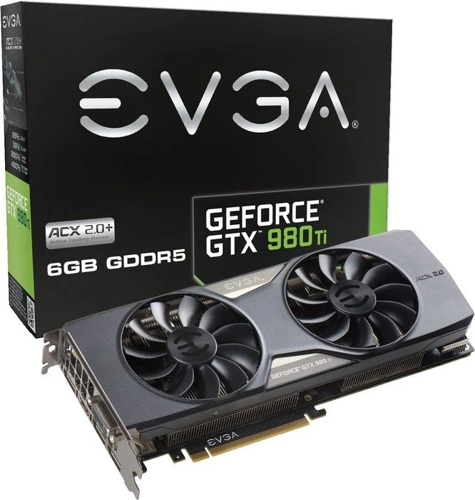 EVGA GeForce GTX 980 Ti ACX 2.0+, 6GB GDDR5, DVI, HDMI, 3x DP