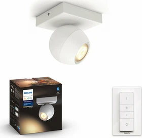 Philips Hue White Ambiance Buckram 1-flammig weiß