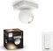 Philips Hue White Ambiance Buckram 1-flammig weiß Vorschaubild