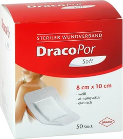 Dr. Ausbüttel DracoPor Soft steriler Wundverband weiß, 8 x 10cm, 50 Stück