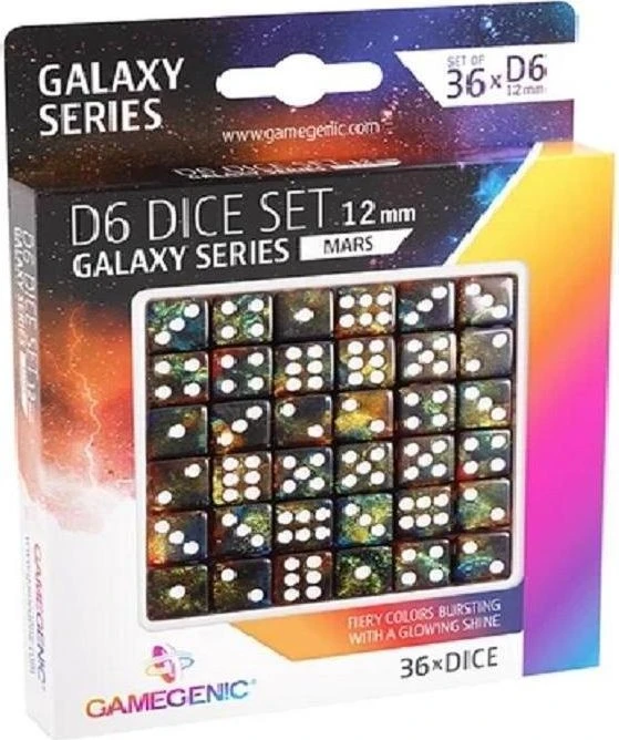 Gamegenic D6 Dice Set Galaxy Series 36 Stück