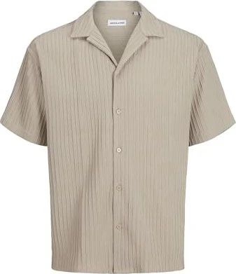 Jack & Jones Relaxed Fit Hemd langarm oxford tan (Herren)