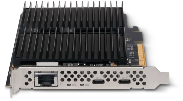 Sonnet McFiver 10G LAN-Adapter, RJ-45, USB-C 3.1, M.2/M-Key, PCIe 4.0 x8