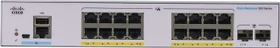 Cisco Business 350 Desktop Gigabit Managed Switch, 16x RJ-45, 2x SFP, 120W PoE+ (CBS350-16P-E-2G)