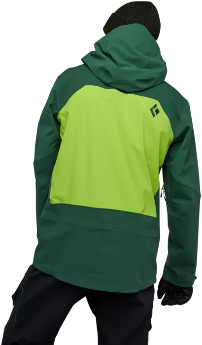 Black Diamond Recon Stretch Pro Shell Funktionsjacke mountain forest/lime green (Herren)