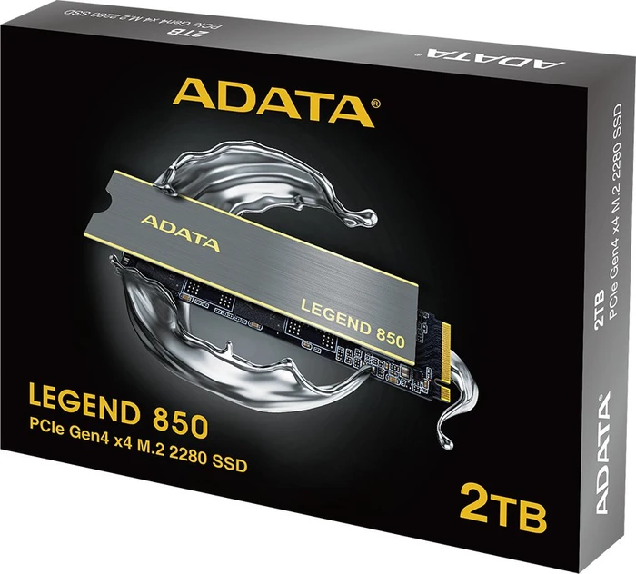 ADATA LEGEND 850 2TB, M.2 2280 / M-Key / PCIe 4.0 x4, Kühlkörper