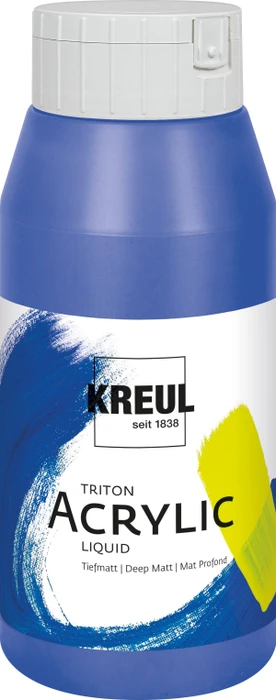 Kreul Solo Goya Triton Acrylic Acrylfarbe, ultramarinblau, 750ml