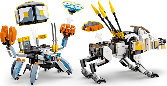 LEGO Horizon Adventures - Aloy und Varl vs. Panzerwanderer und Sägezahn