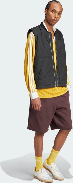 adidas Adicolor Piqué Football Shirt langarm preloved yellow (Herren)