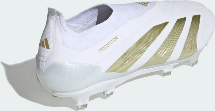 adidas Predator Elite Laceless FG cloud white/gold metallic
