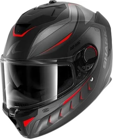 Shark Spartan GT Pro Carbon Mekarium matt schwarz/grau/rot