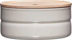 Riess Vorratsdose mit Eschenholzdeckel 720ml grey