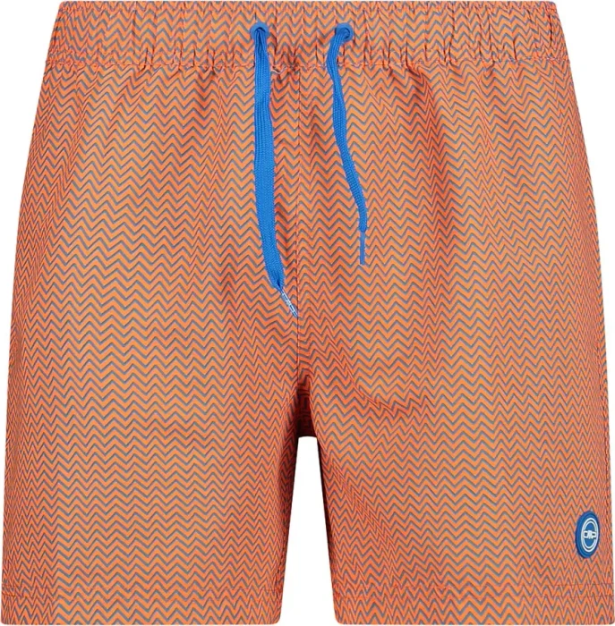 CMP Geometrisches Muster Badeshorts orange/ibiza (Herren)