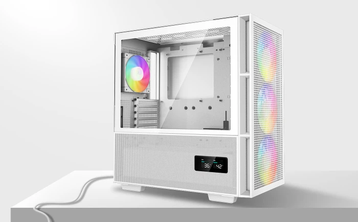DeepCool CH560 Digital WH, weiß, Glasfenster