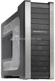 Xigmatek Elysium schwarz/silber, Acrylfenster