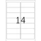 Herma Adressetiketten, 99.1x38.1mm, ablösbar, weiß, matt, 100 Blatt (1400 Etiketten) Vorschaubild