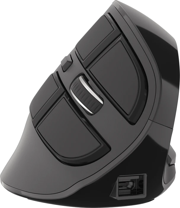 Natec Euphonie Vertical Wireless Mouse schwarz, USB/Bluetooth