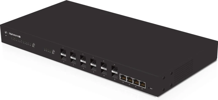 Ubiquiti EdgeSwitch 16 XG Rackmount 10G Managed Switch, 12x SFP+, 4x RJ-45