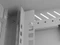 Lanberg WF11 Series 10" Rack Wandschrank 4HE, hängend, Flatpack, Glastür, IP20, RAL 7035, 300mm tief Vorschaubild