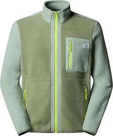 The North Face Yumiori Fleece Full Zip Jacke bark mist/slate moss/fizz lime (Herren)