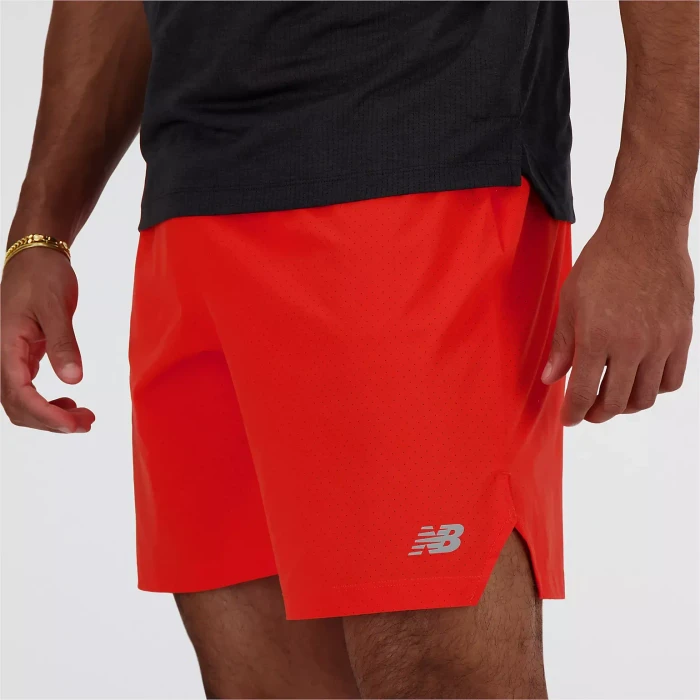 New Balance RC 7" Laufhose kurz neo flame (Herren)