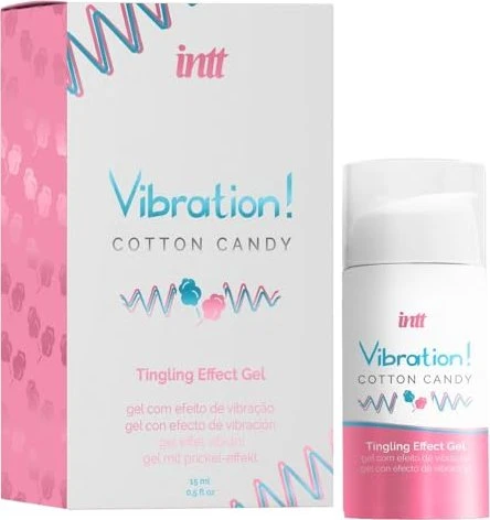 intt Vibration! Stimulationsgel Cotton Candy, 15ml