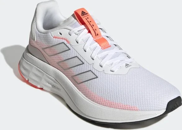 adidas Speedmotion cloud white/silver metallic/acid red (Damen)