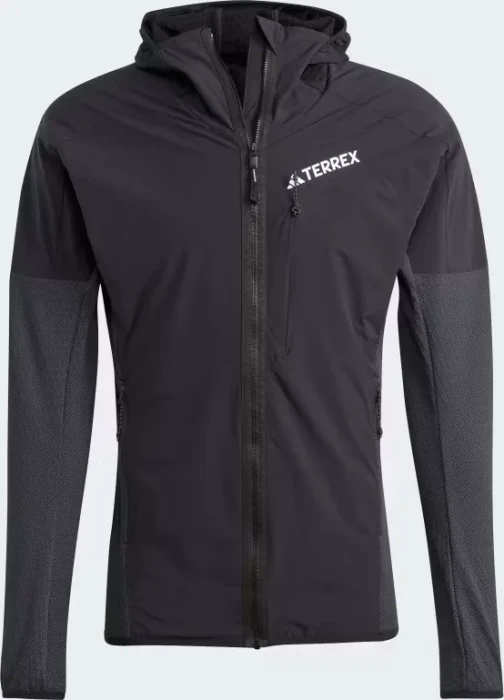 adidas Terrex Techrock Hooded Wind Jacke schwarz (Damen)