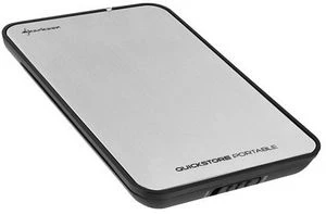 Sharkoon Quickstore portable silber matt, USB 2.0 Micro-B