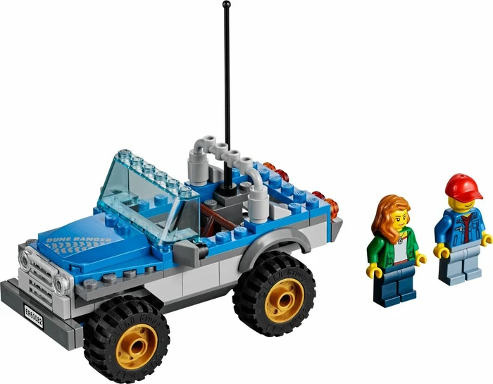 LEGO City Starke Fahrzeuge - Strandbuggy mit Allrad-Geländetransporter