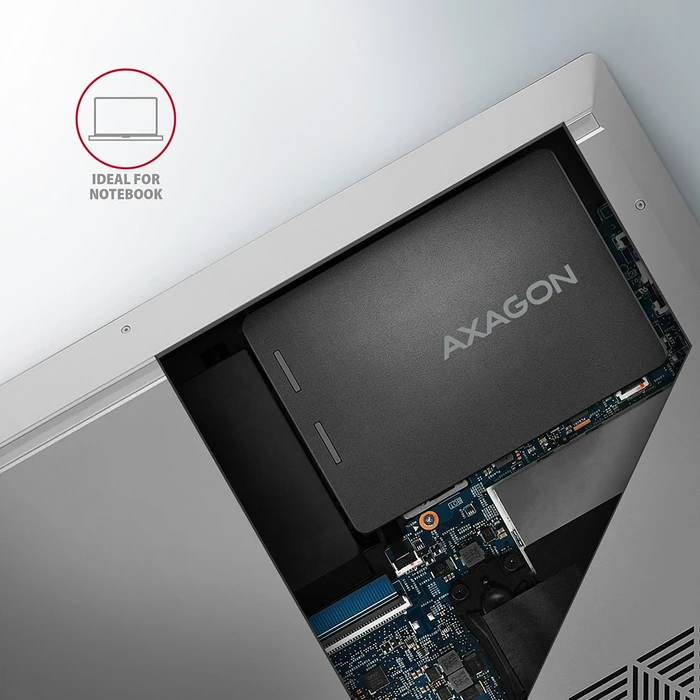 Axagon 2.5" SATA M.2 Box, SATA > M.2