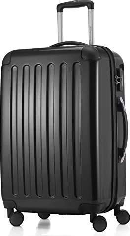 Hauptstadtkoffer Alex Spinner erweiterbar 65cm schwarz glänzend