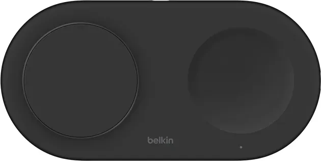 Belkin BoostCharge Pro Kabellose magnetische 2-in-1-Ladestation mit Qi2 (15W) schwarz