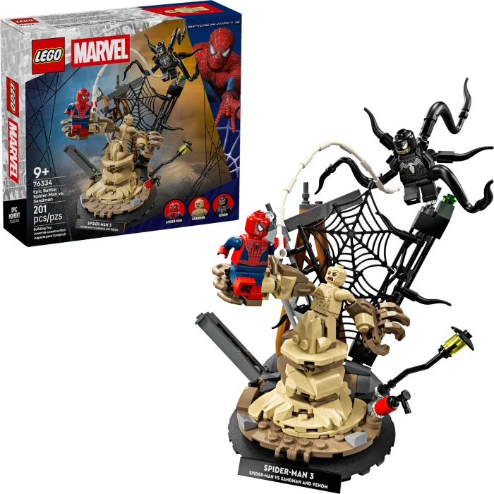 LEGO Marvel Super Heroes Spielset - Großer Showdown: Spider-Man vs. Sandman