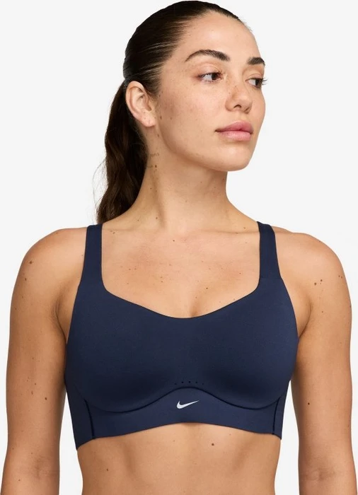 Nike Alate High-Support Sport-BH midnight navy/white (Damen)