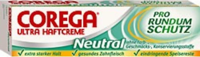 Corega Haftcreme Geschmacksfrei, 40g