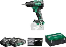 Hikoki DS18DEWHZ Akku-Bohrschrauber inkl. Koffer + 2 Akkus 4.0Ah