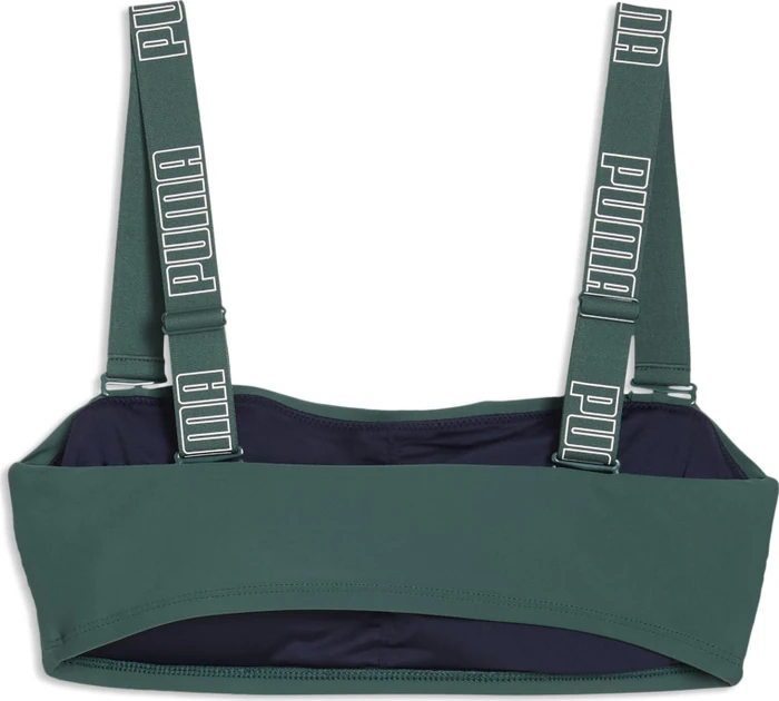 Puma Bandeau Bikini-Oberteil petrol green (Damen)