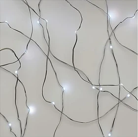 Emos Nano Lichterkette silber LED 100x tageslichtweiß