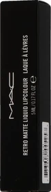 MAC Retro Matte Liquid Lipcolour topped with brandy, 5ml