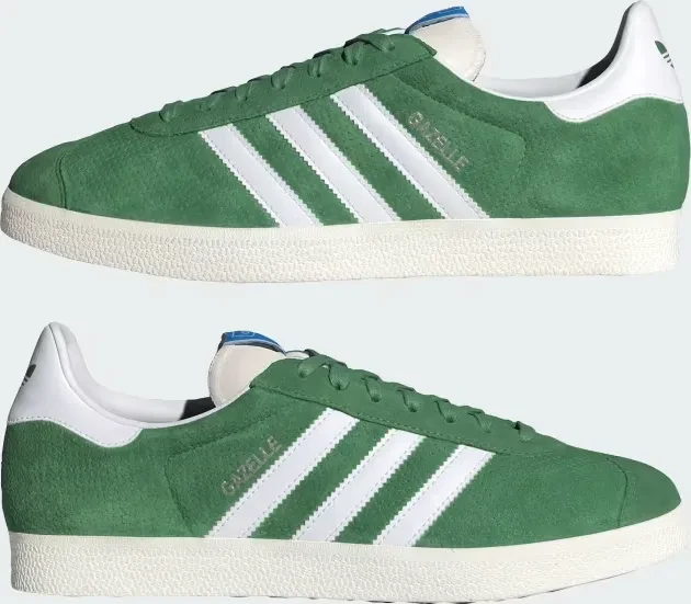 adidas Gazelle preloved green/cloud white/core white (Herren)