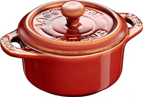 Zwilling Staub Ceramique Mini Cocotte Schmortopf 10cm antik-kupfer