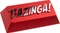 Zomoplus Keycap BAZINGA!, Aluminium, rot/silber, 1 Taste, ANSI-US Vorschaubild