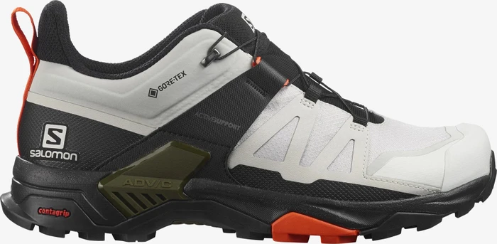 Salomon X Ultra 4 GTX lunar rock/black/cherry tomato (Herren)