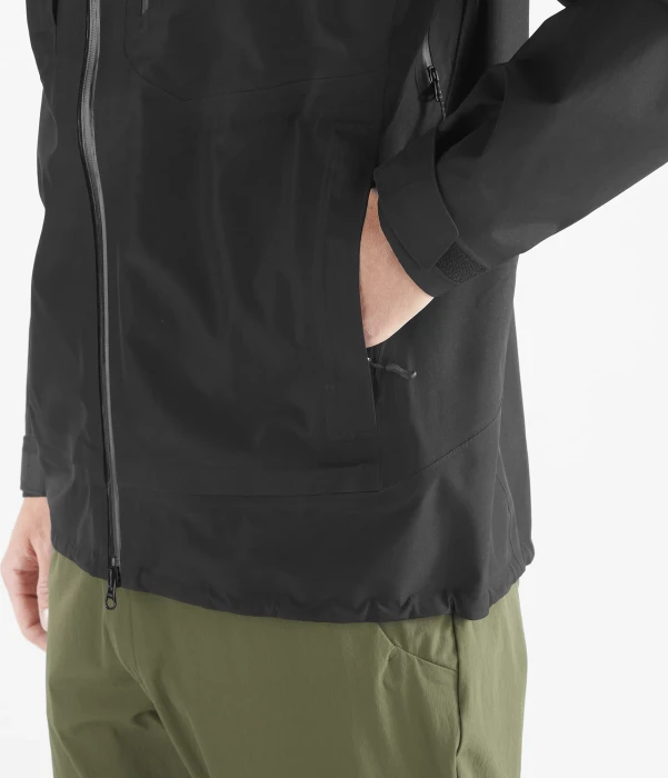 Salomon Outline 3L Gore-Tex Funktionsjacke deep black (Herren)