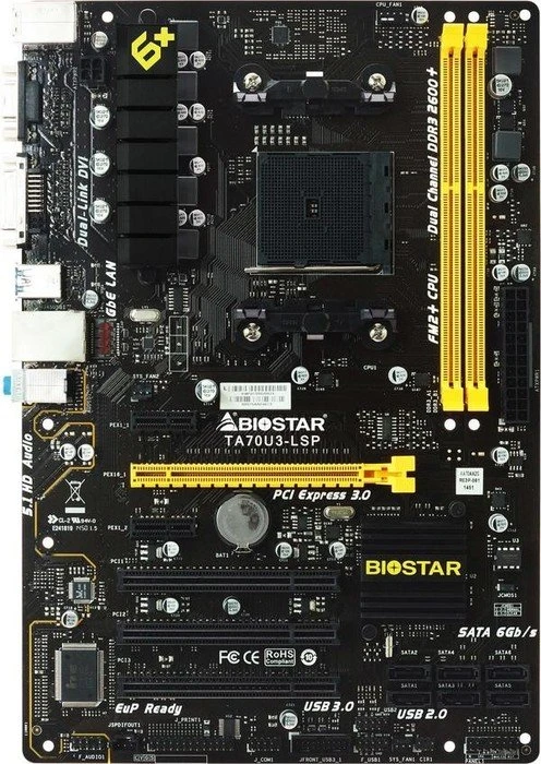 Biostar TA70U3-LSP (AMD FM2+)