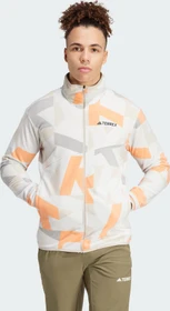 adidas Terrex Multi Printed Fleece Jacke grey one/amber tint (Herren)