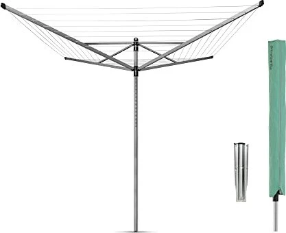 Brabantia Lift-O-Matic Wäschespinne, 50m metallic grey