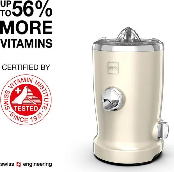 Novis Vita Juicer Dream Of Cream Entsafter mit Zitruspresse