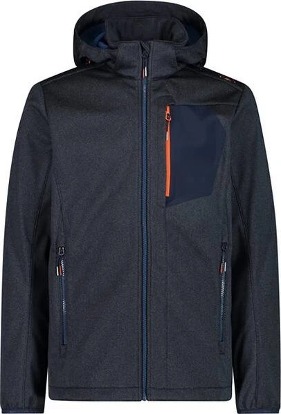CMP Melange Funktionsjacke schwarz/blau melange (Herren)
